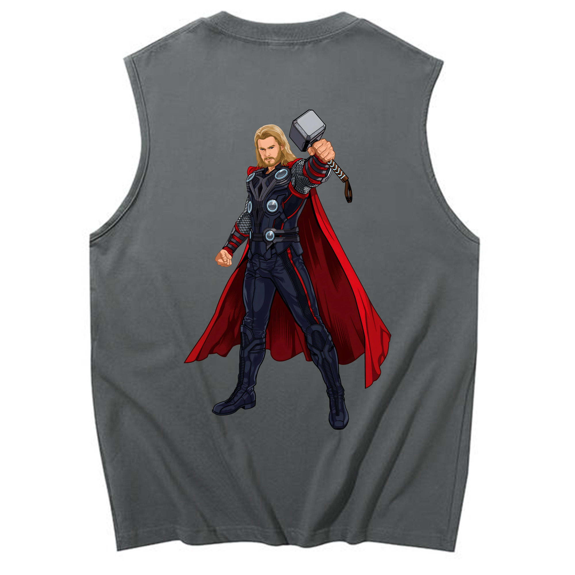 （画像用） アベンジャーズ The Avengers コットン100％タンクトップ（背面プリント）